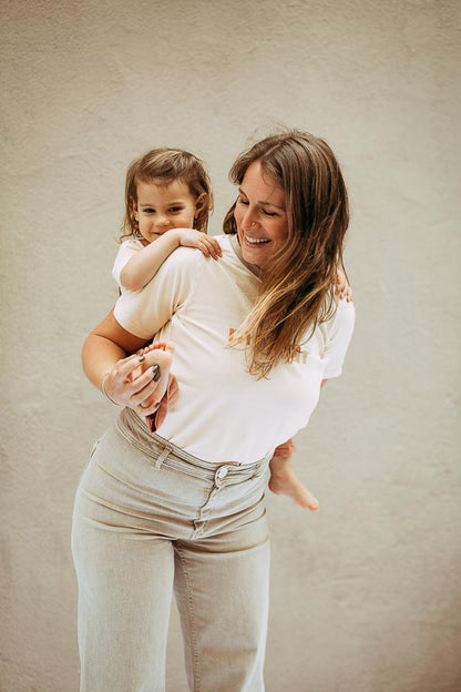 Camiseta de lactancia materna - Mamá/Amar-Gotiteta